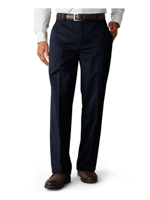 

DOCKERS Мужские темно-синие брюки классического кроя из смесового хлопка W38 \ L34, Navy, 328960003