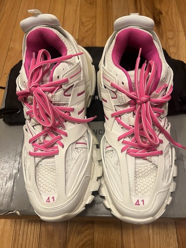 【BALENCIAGA】PARIS VULCANISED PINK ロートップ スニーカー Balenciaga - Paris High Top Sneakers in Pink Balenciaga