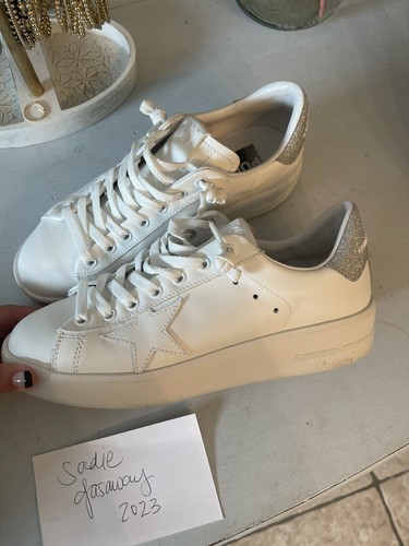 【Golden 】Pure star sneakers white(23-25.5cm) Golden Goose Pure Star Sneaker in White & Taupe | REVOLVE
