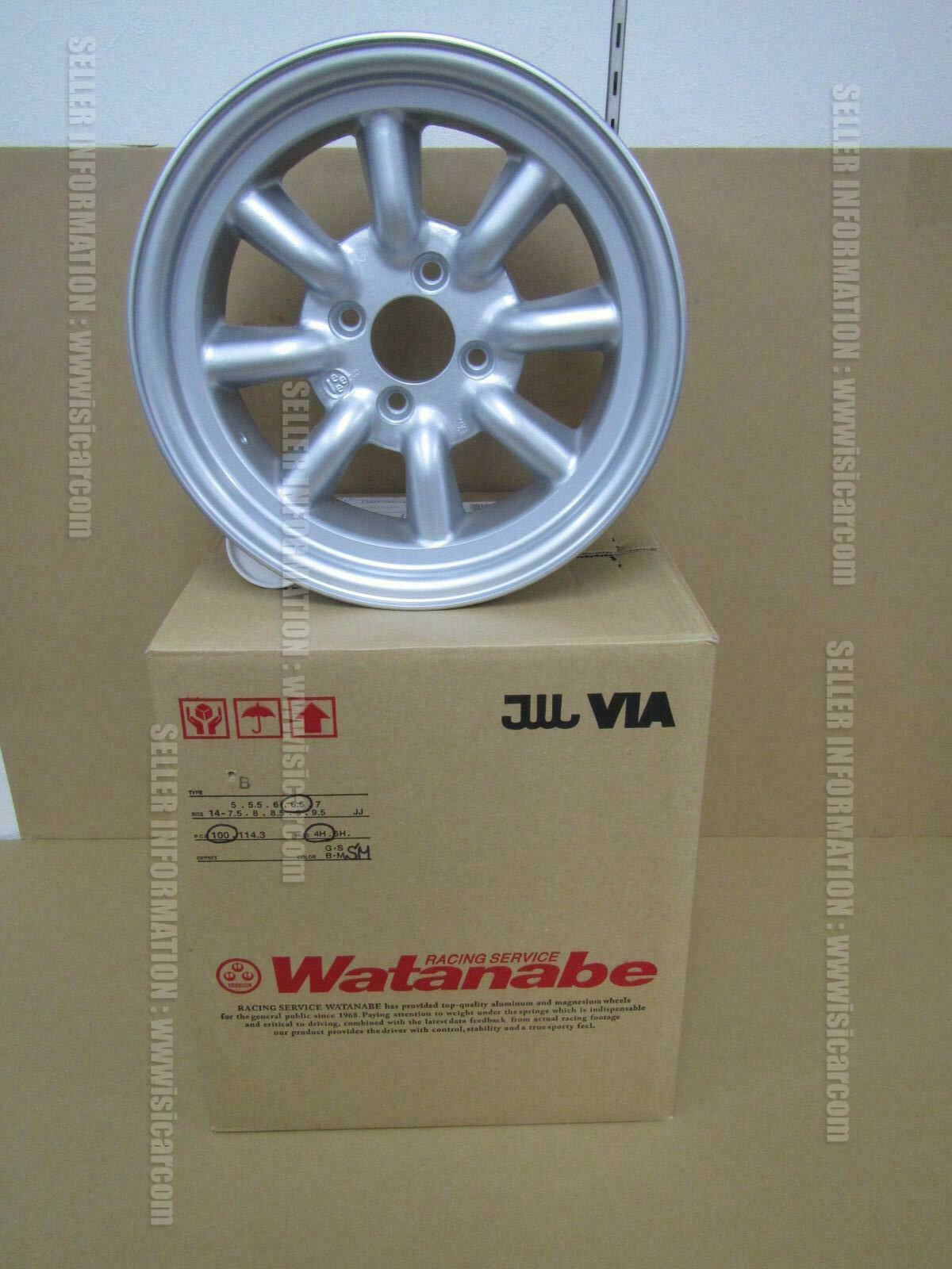 だ*ち様 ワタナベRS-8 15x7.5 OFF+21 p114.3 H5中古