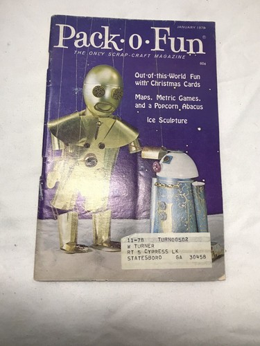 Vintage Pack-O-Fun Craft Magazine & Dress Making Made Easy Book Lot