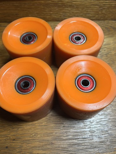 GRAVITY SKATEBOARD WHEELS Orange. 66mm 78A BURNER / Smooooth bearings!