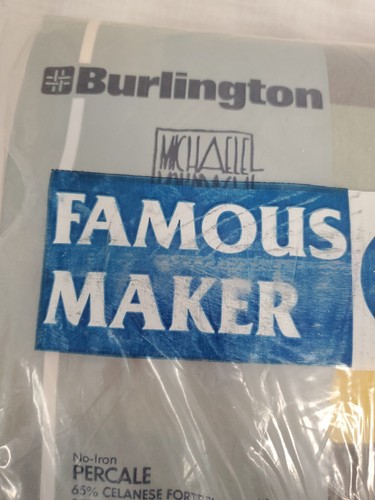 Vintage Burlington Famous Maker Michaele Vollbracht Full Size Sheet Set Stripes