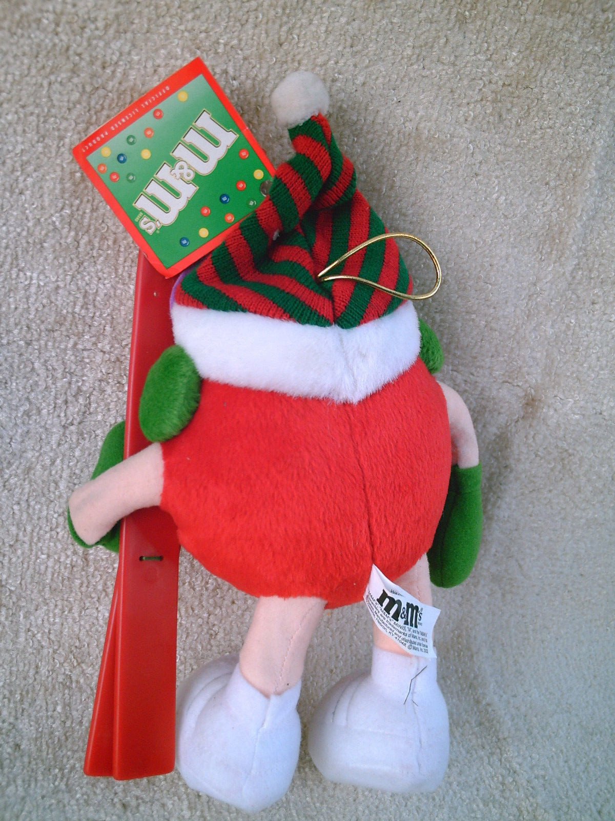 NICE!! Plush Red M&M GUY Figurine 9