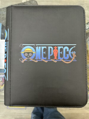 One Piece 4 Pocket Standard 35pt Toploader Binder Holds 96 Cards!