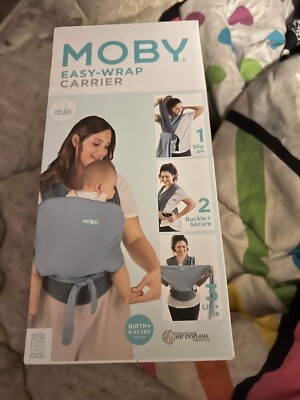 Moby Easy-Wrap Carrier for Newborns, Infants, and Toddlers (Holds Up To 33 lbs.)