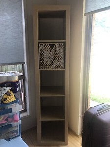 bookshelf ikea drawer basket