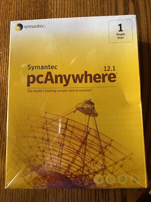 Symantec pcAnywhere 12.1 Single User Remote Control Software NEW Sealed Box