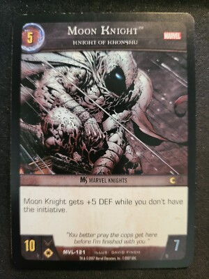 2007 Upper Deck Marvel VS Moon Knight TCG #121