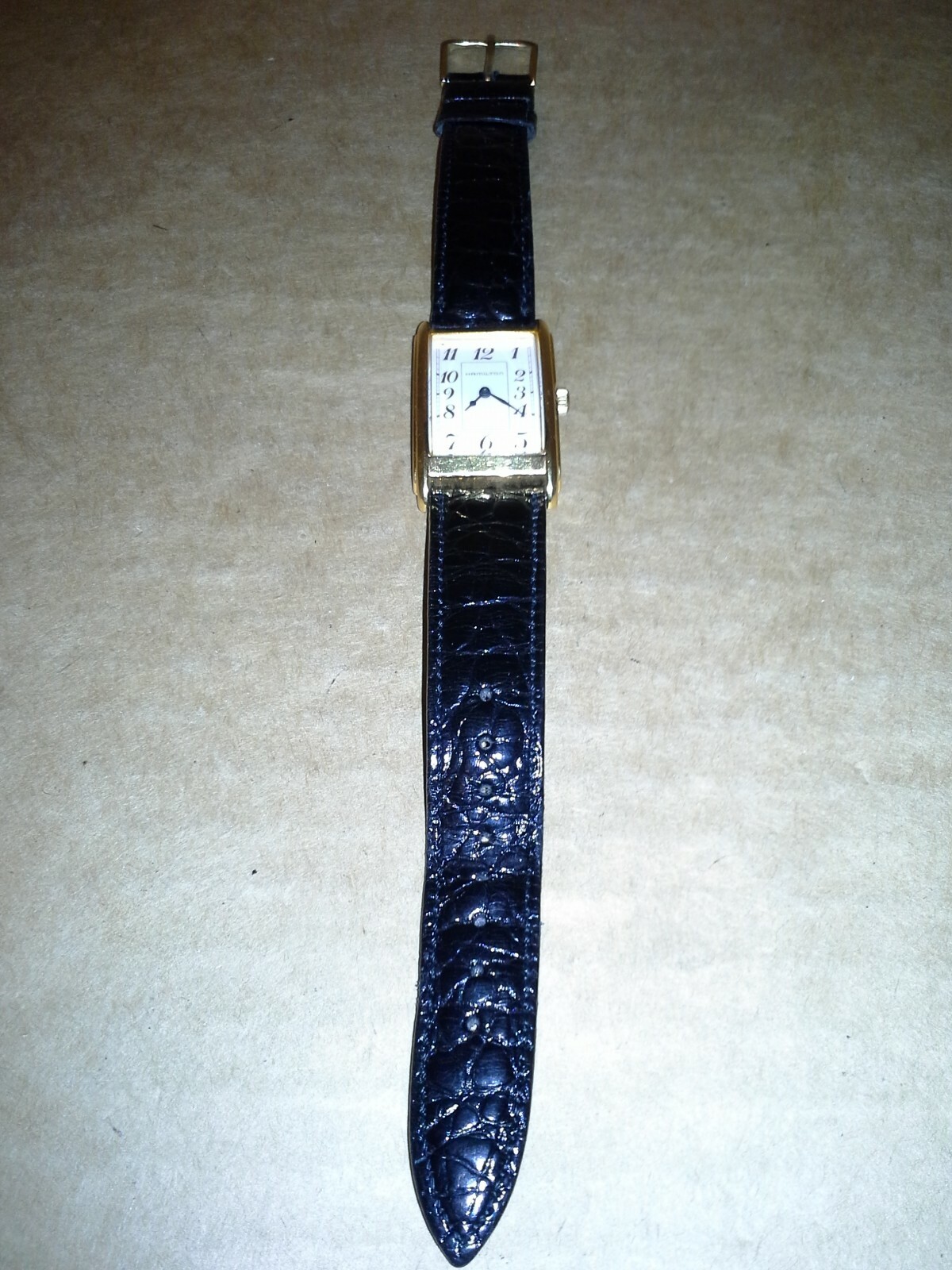 Hamilton 6160 Registered Edition 7 Jewels Quartz Movt Watch