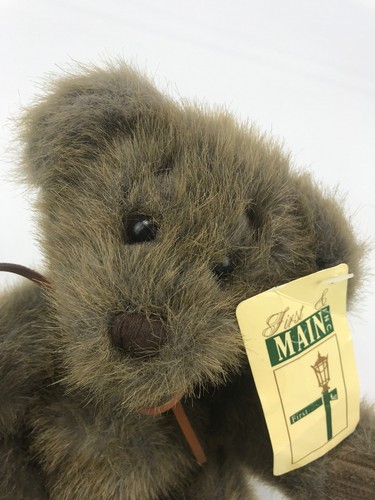 First & Main #1402 Minky Schminky Brown Plush Teddy Bear 8