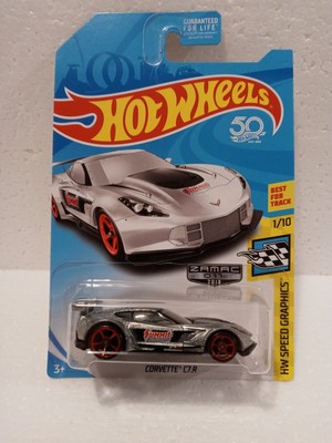 Hot Wheels  1/64  Corvette C7.R  Zamac - HW Speed Graphics 