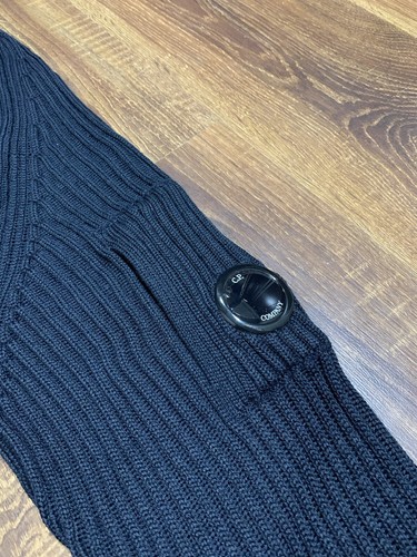 Pre-owned C.p. Company Cp Company Black Turtle Neck Knit Sweater Size 50,52