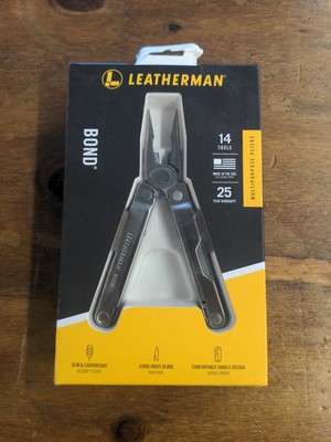 Leatherman BOND Multi-Tool ( 14 Tool ) Stainless Steel  with Nylon Sheath.832935