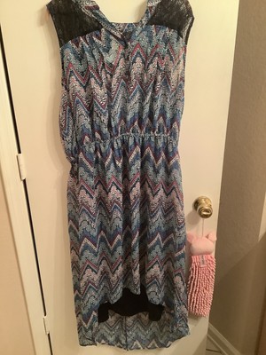 Faded Glory 3x  Sleeveless Hi Lo MIDI dress V-neck