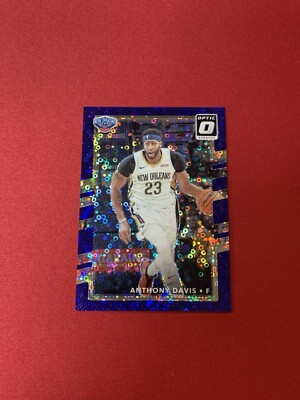 2017-18 Anthony Davis Optic Fast Break Purple Disco /155