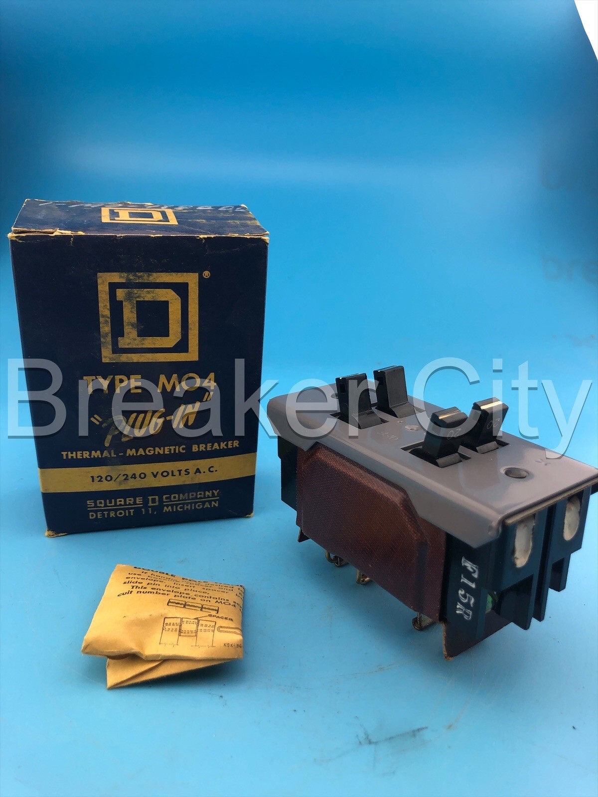 Square D 20 Amp 4 Pole Type MO MO4 Circuit Breaker Tandem