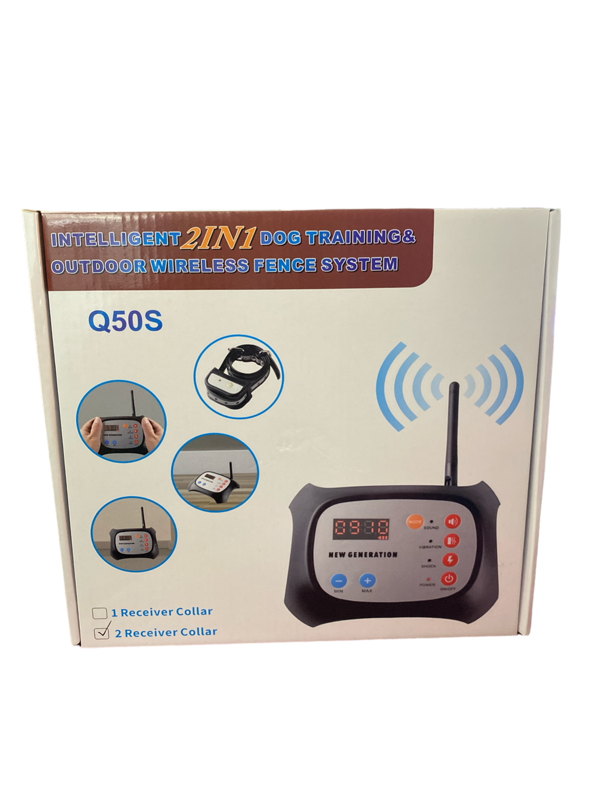 Intelligent 2 in 1 dog clearance training & outdoor wireless fence system