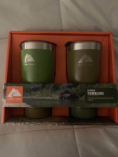 Ark Trail 2 Pack Multi-colors Stainless Steel Vacuum Tumblers 20 Oz Bpa Free