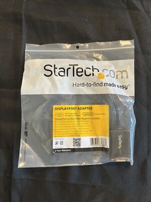New StarTech DP2VGA2 Display Port To VGA Video Converter for Computer TV Monitor