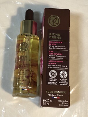Yves Rocher  ROSE OlEO INFUSION 1 Oz 30 Ml Face Care  New Exp 11/2025