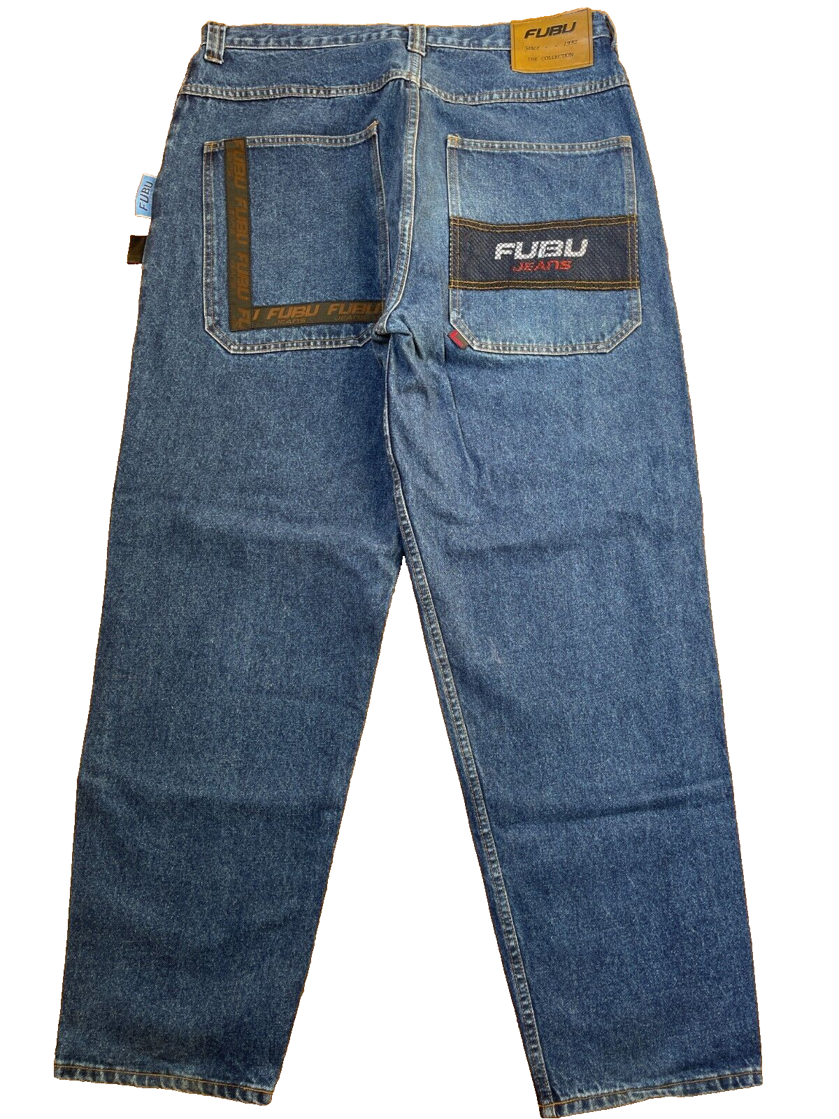 FUBU デニム バギー　HIPHOP Y2K 古着　south poll FUBU デニム バギーHIPHOP Y2K 古着south poll