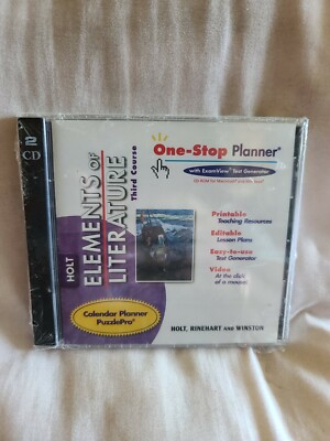 Shelf62g VINTAGE PC GAME/SOFTWARE~elements of literature