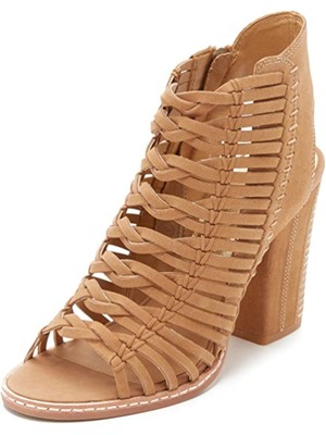 

Женские кожаные ботильоны-гладиаторы DOLCE VITA Saddle из нубука бежевого цвета с клеткой Amina, Бежевый, AMINA