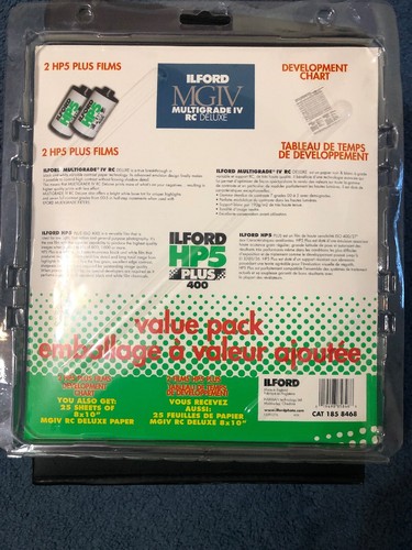 Ilford B&W Glossy Paper 25 sheets & Film ValuePak