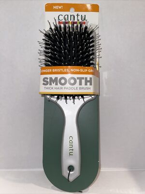 Cantu Smooth Thick Hair Paddle Brush (Brand New) For Thick, Curly And Coily Hair