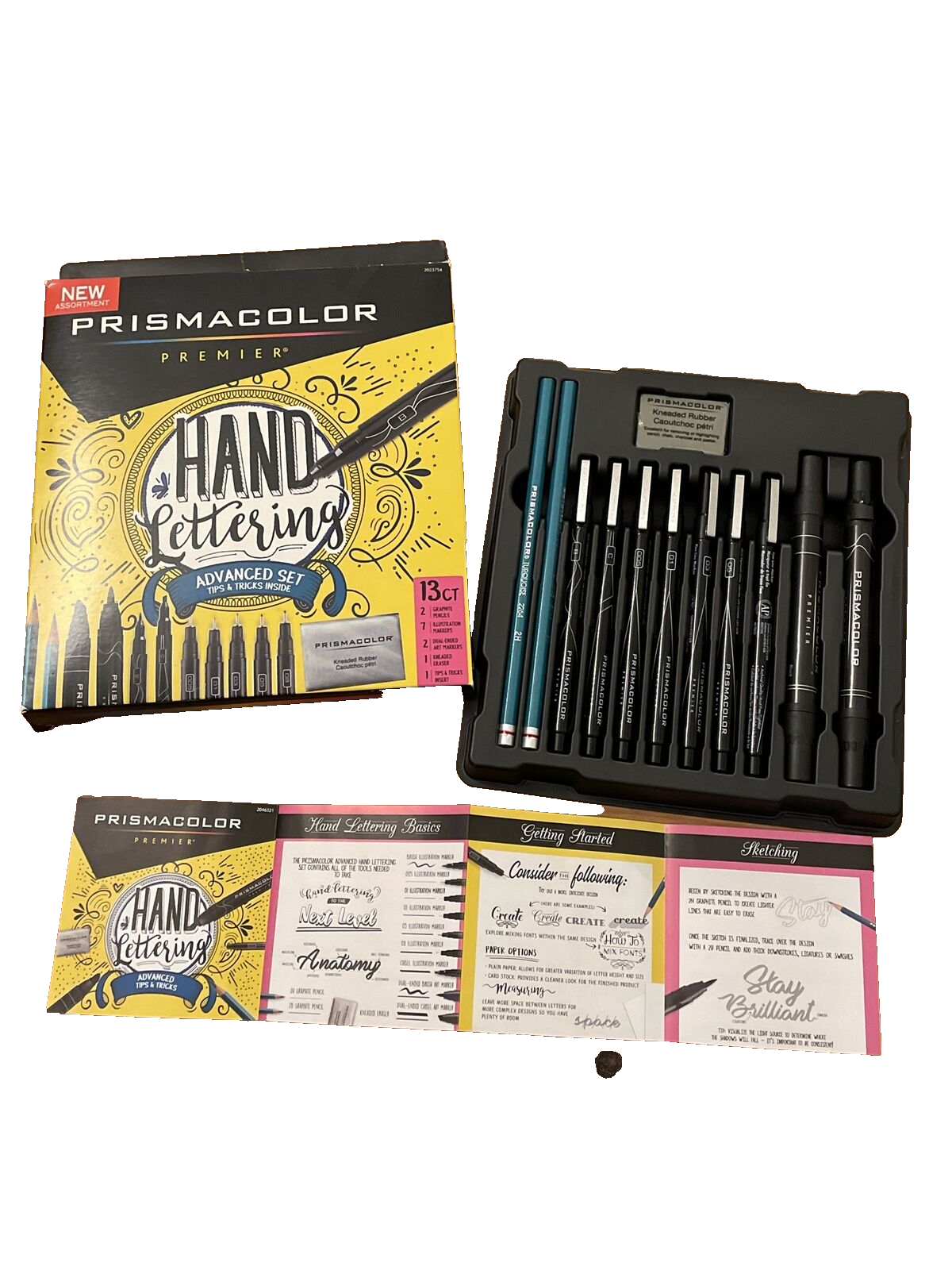 Prismacolor Hand Lettering Advanced Set 13 Ct Calligraphy Illustration Pens