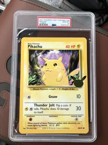 PSA 10 POKEMON CARD ENGLISH PIKACHU 25th ANNIVERSARY JUMBO PSA 10 POKEMON CARD ENGLISH PIKACHU 25th ANNIVERSARY JUMBO