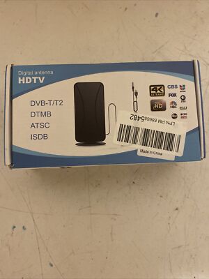 *HDTV Indoor/Outdoor Antenna, broadcast standards DVB-T/T2, DTMB, ATSC, ISDB