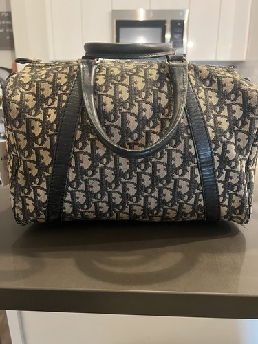 Dior trotter Boston bag – Raks Thrift Avenue