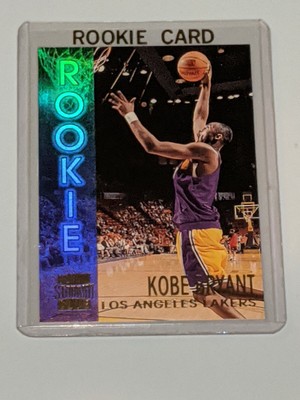 kobe bryant topps stadium club rookie card