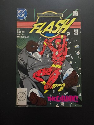 DC Comics The Flash #9 February 1988 Jackson Guice Cover 1st app Chunk (b)