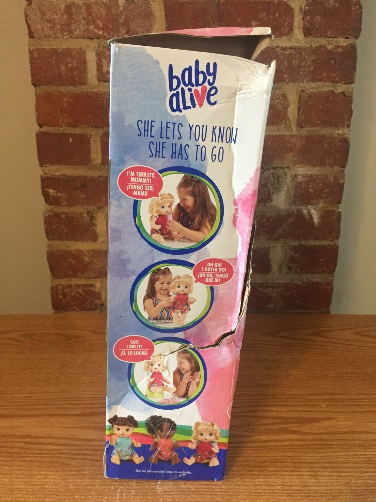 Hasbro Baby Alive Potty Dance Baby Ages 3+ New