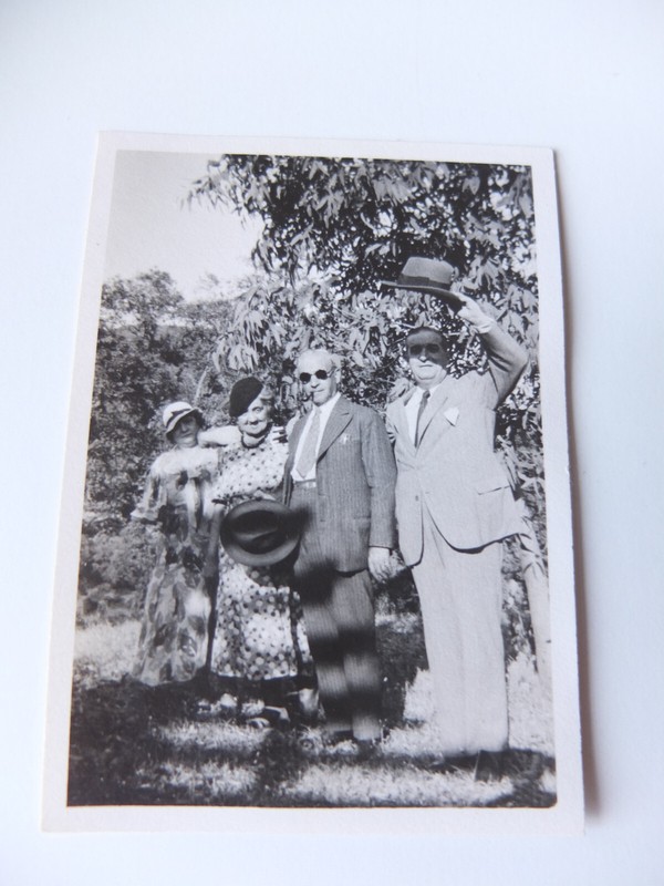 A307 Photo Originale Vintage Snapshot:Photo De Groupe 