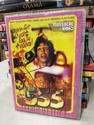 555 DVD - Massacre Video 80s SOV Slasher Horror Movie 555 DVD - Massacre Video 80s SOV Slasher Horror Movie