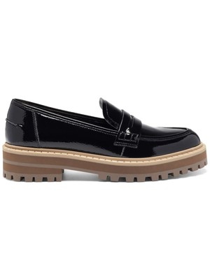 

VINCE CAMUTO Женские черные лоферы без шнуровки на платформе Mckella с выступами на подошве, 6 м, Черный, VC-MCKELLA