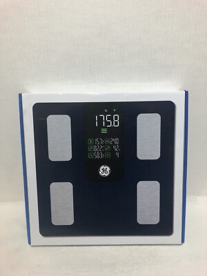 GE Smart Scale - Body Weight, Fat Percentage, LCD, Bluetooth Rechargeable max396