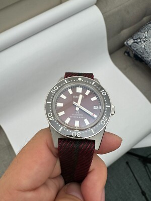 Custom Mod Automatic Divers Watch 62 MAS Seiko Sapphire Crystal Brown dial