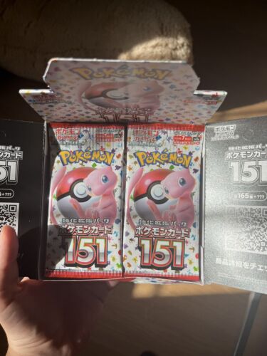 Pokemon Card 151 Booster Box sv2a Japanese Scarlet & Violet Pokemon Card 151 Booster Box sv2a Japanese Scarlet & Violet