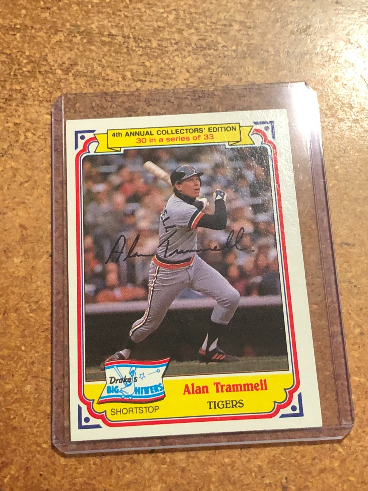 1984 Drake's Big Hitters 4th Annual Collectors Edition # 30