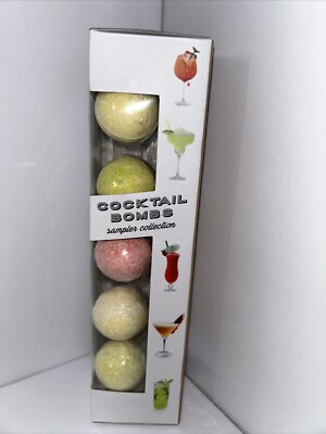 Modern Cocktail ''Cocktail Bombs'' Sampler Collection  5 Pack of Five Flavors