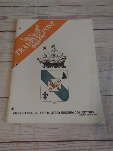 Trading Post American Society of Military Insignia Collectors Rare 1983 lot