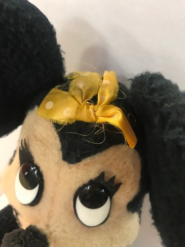 Vintage MINNIE MOUSE Walt Disney Characters Stuffed Animal Plush,approx. 14