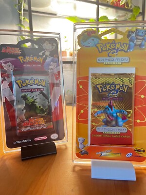 Acrylic Pokemon Booster Blister Pack Display Protection Case WOTC Collection