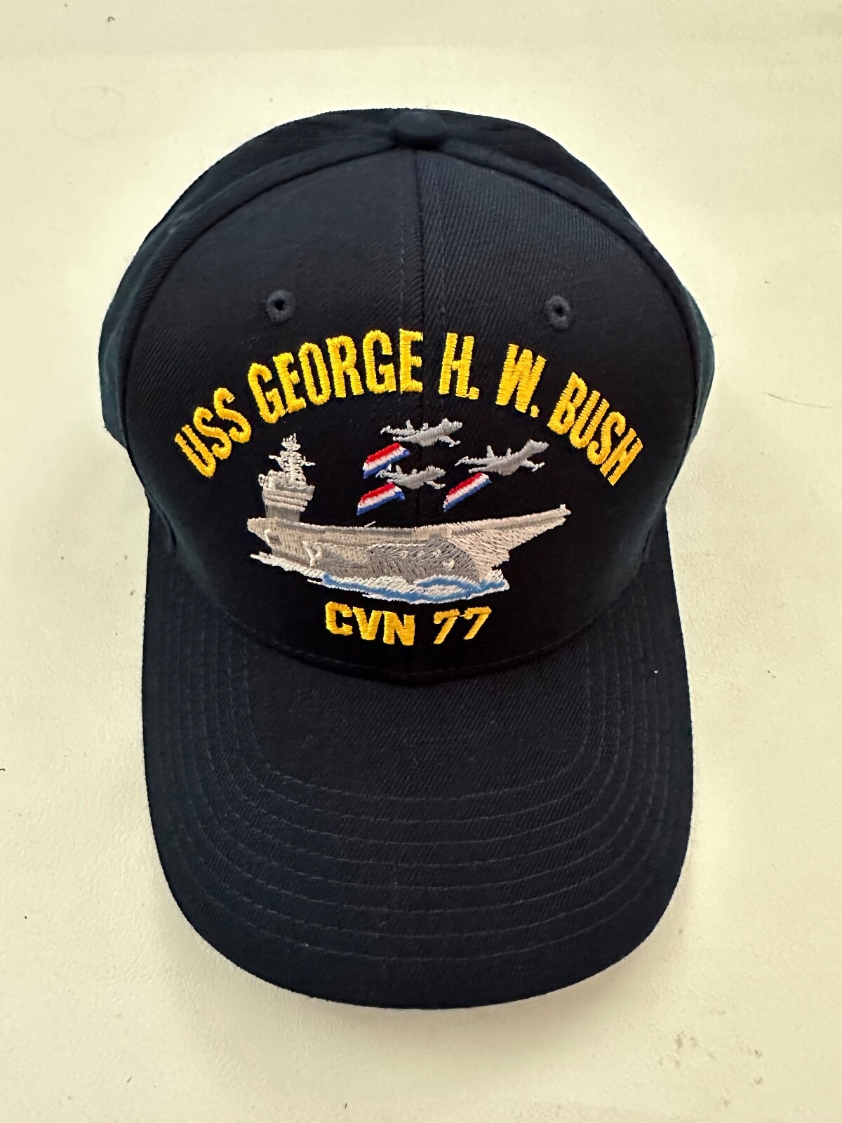 USS George H.W. Bush CVN 77 Logo The Corps US Navy Baseball