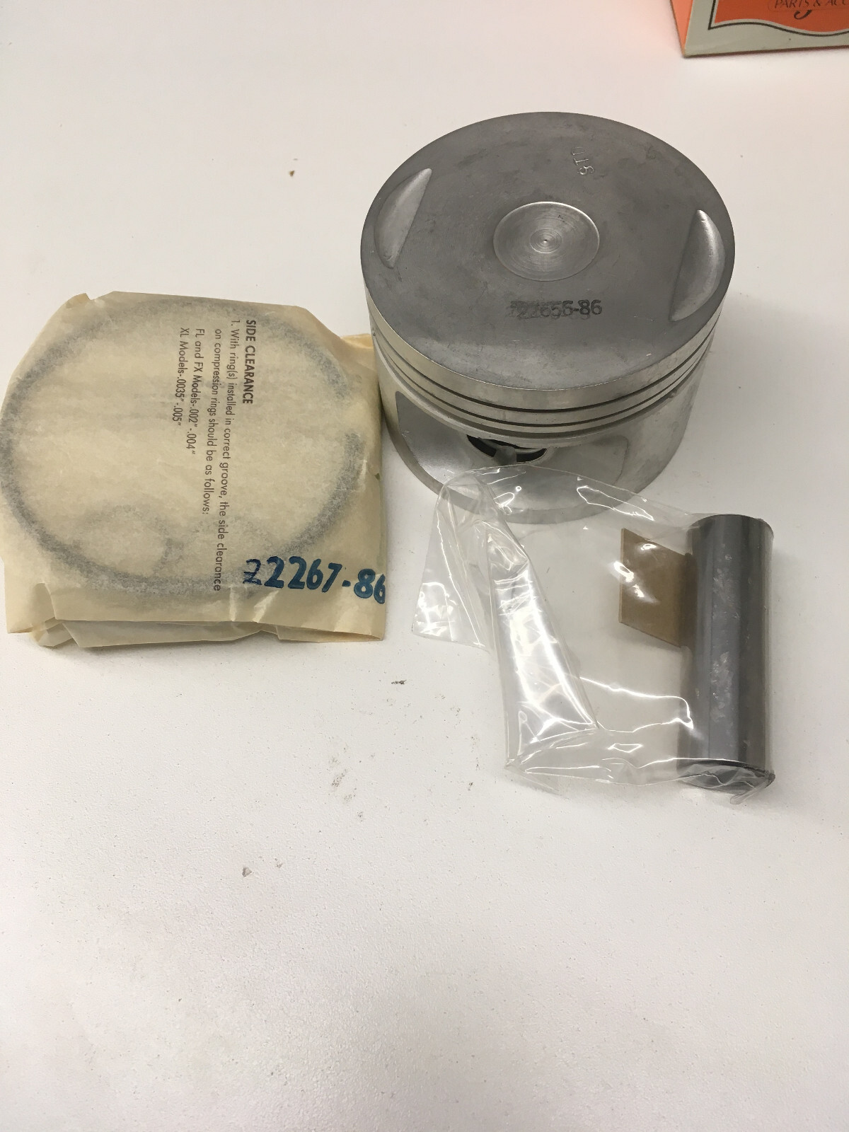 クロム NOS OEM Genuine Harley Davidson Piston And Rings Kit P/N